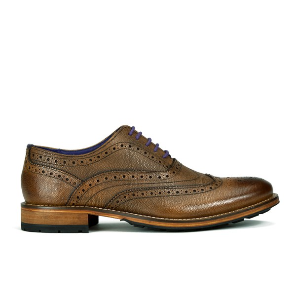 Ted Baker Men's Guri 7 Leather Brogue Shoes - Tan: Image 01
