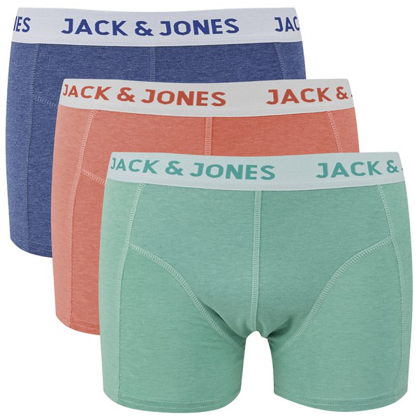Jack & Jones Men's Sunbleached Regular 3Pack Boxers Multi Mens