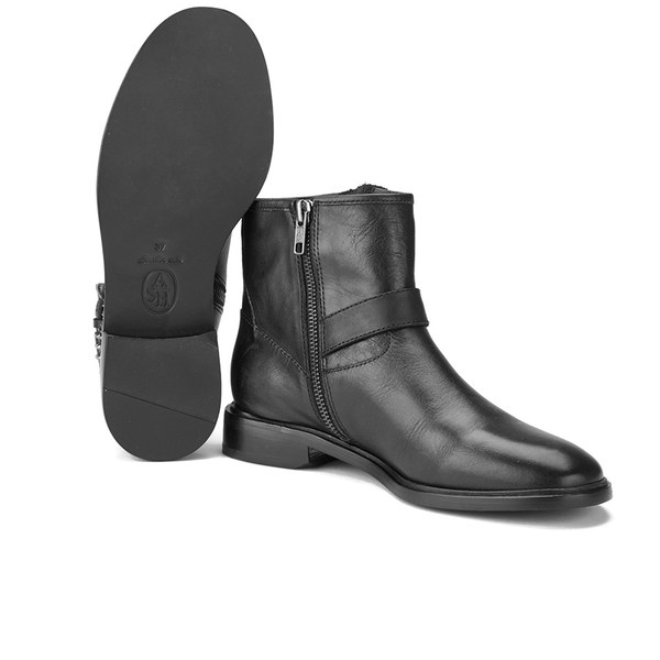 Ash Women's Punky Suede Biker Boots - Black: Image 51