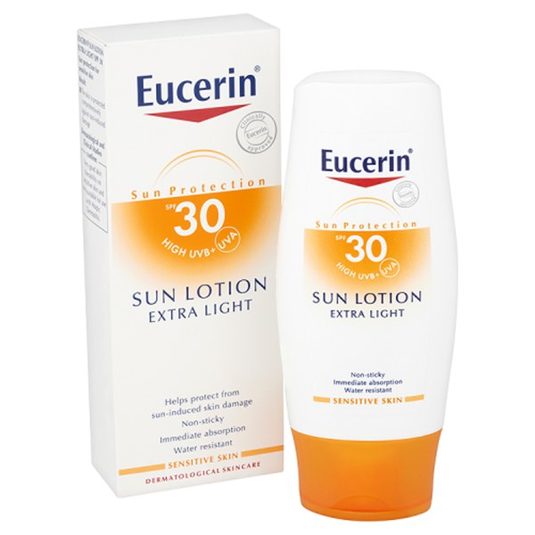 EucerinÂ® Sun Protection SPF 30 Sun Lotion Extra Light 