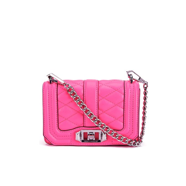 Rebecca Minkoff Women's Mini Love Cross Body Bag - Electric Pink: Image 01