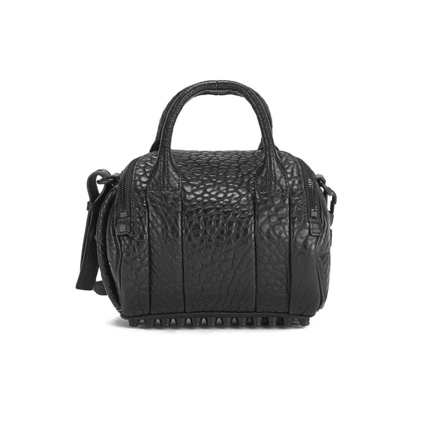 Alexander Wang Women's Mini Rockie Pebbled Leather Bag - Black: Image 51