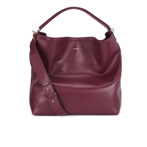 Paul Smith Accessories Women's Crossbody Leather Hobo Bag - Raspberry: Image 01