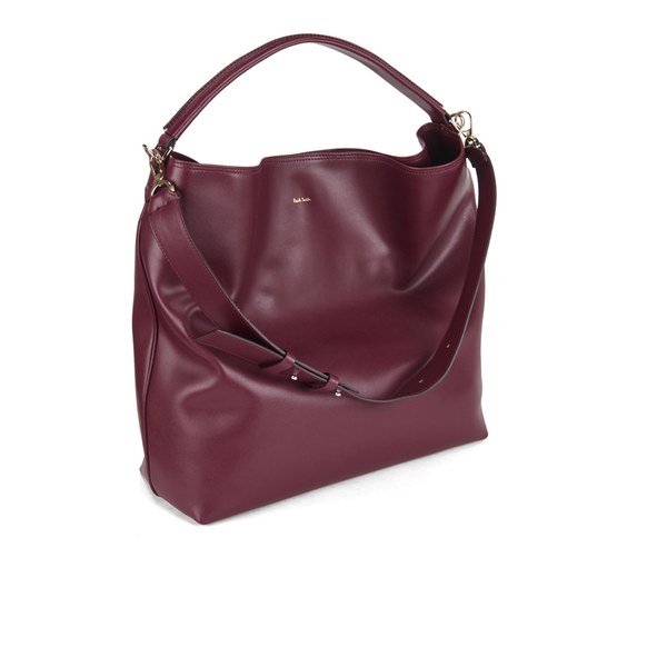Paul Smith Accessories Women's Crossbody Leather Hobo Bag - Raspberry: Image 11