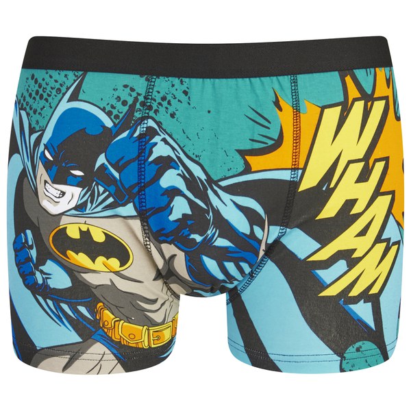 Batman Men's 2 Pack All Over Print Boxers Blue Mens Underwear Zavvi