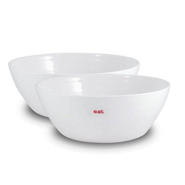 Keith Brymer Jones Eat Large Bowls White (Set of 2) IWOOT