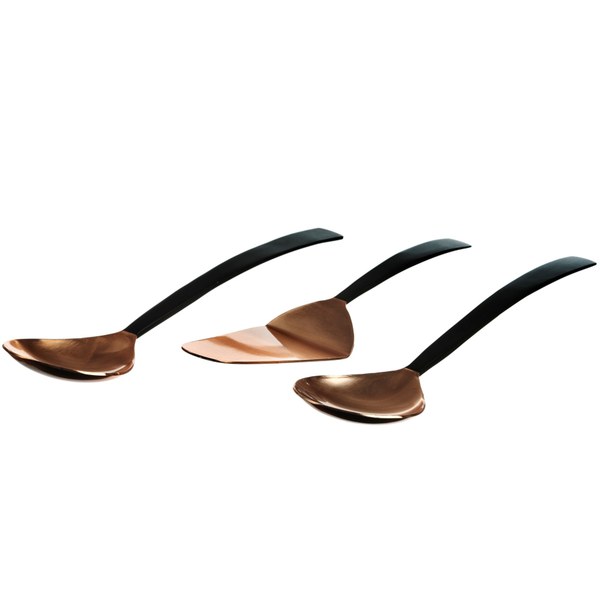 Just utensil   Copper serving Utensil Homeware Set Slate TheHut.com  Serving