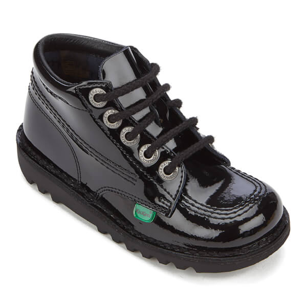 kickers patent boot