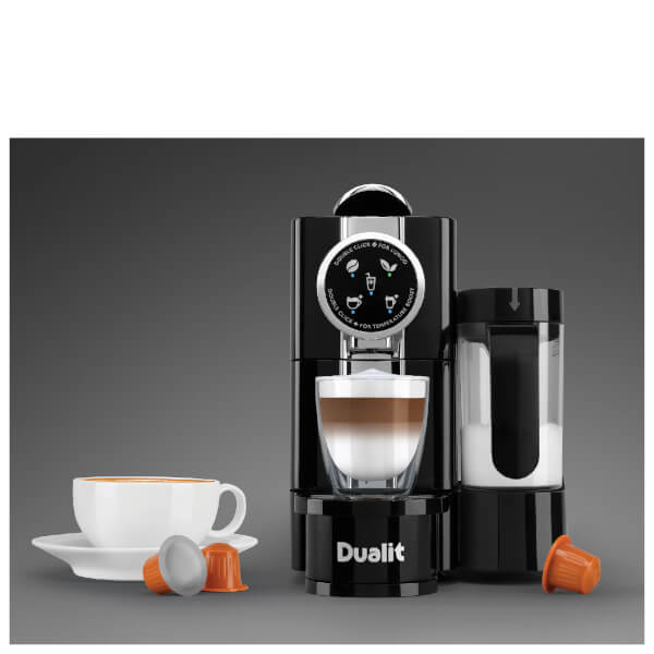 Dualit 85180 Café Cino Capsule Coffee Maker with Milk Frother IWOOT