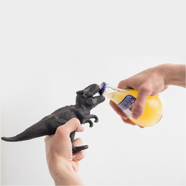 Dinosaur Bottle Opener Black IWOOT