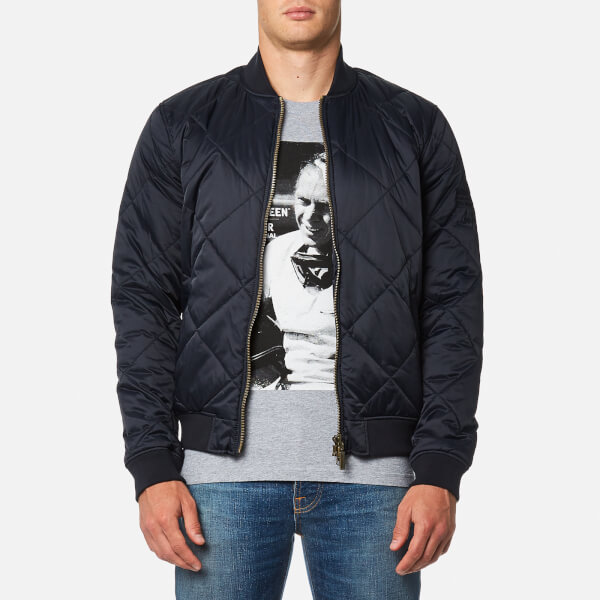 barbour steve mcqueen quilted bomber jacket