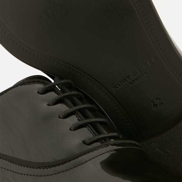 kurt geiger london men"s ralph leather oxford shoes - black