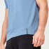 Luxe Classic V-Neck T-Shirt - Grey Marl - XS - Blue