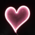 Pink Heart LED Neon Wall Light