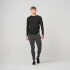 Luxe Classic Long Sleeve Crew - Black