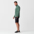 Men's Performance 1/4 Zip Top - Dark Green Marl