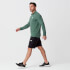 Men's Performance 1/4 Zip Top - Dark Green Marl