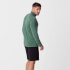 Men's Performance 1/4 Zip Top - Dark Green Marl