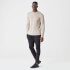 Luxe Classic Long Sleeve Crew - Taupe - XS - Taupe