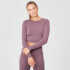 Shape Seamless Crop Top - XS - Mauve