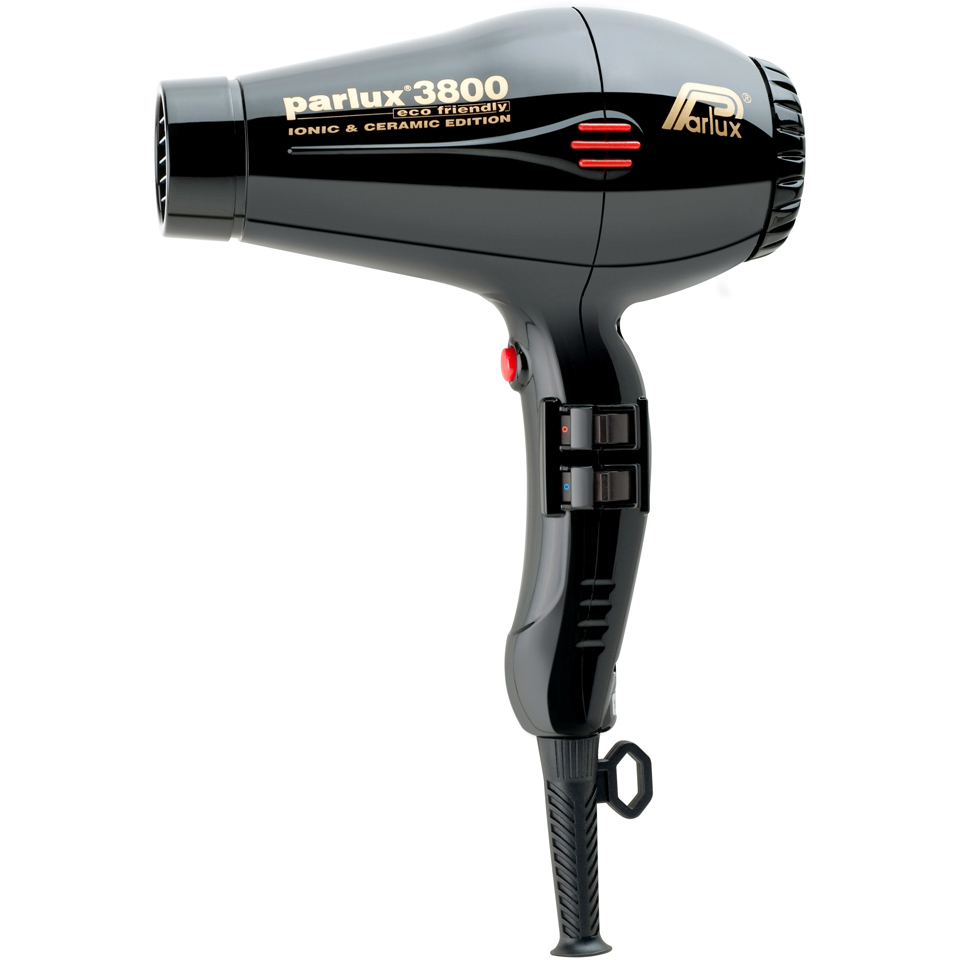Parlux 3800 Eco Friendly Ionic & Ceramic Hair Dryer Black FREE Delivery
