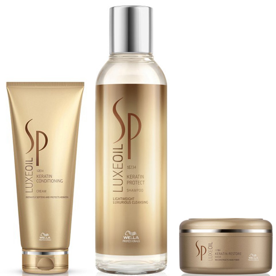 Wella SP Luxe Oil Keratin Shampoo, Conditioner and Mask Free Shipping