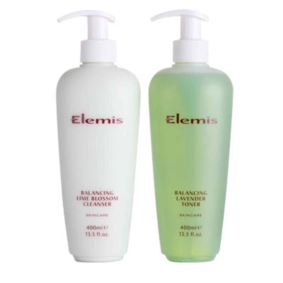 Elemis Supersize Balancing Cleanser and Toner Duo (Worth £88.00)