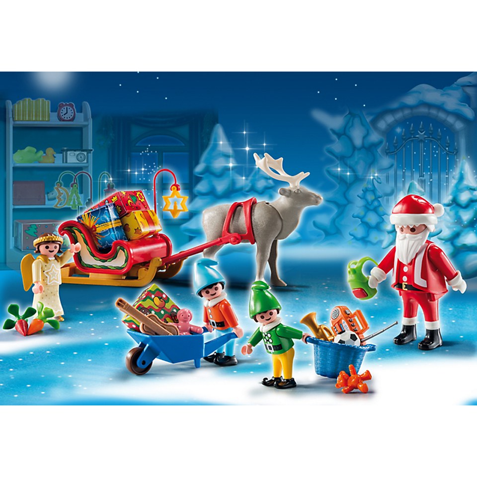 Playmobil Advent Calendar Santas (5494) Toys Zavvi