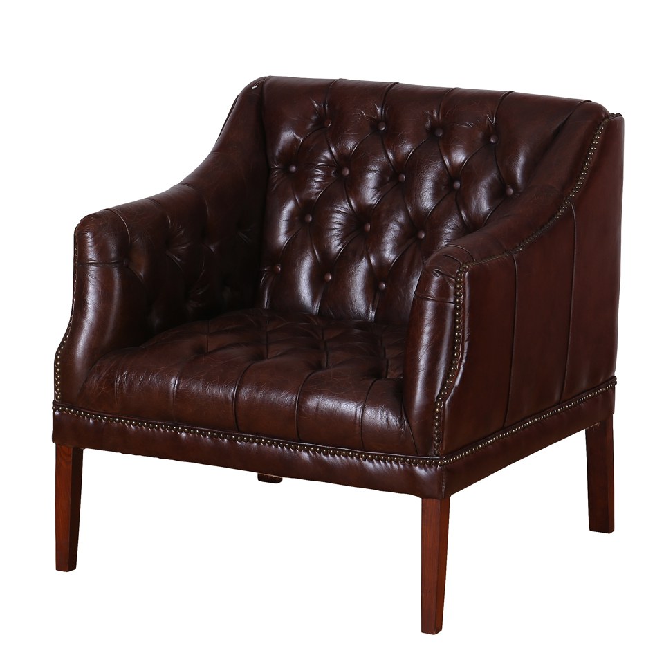 Quilted Leather Chair IWOOT