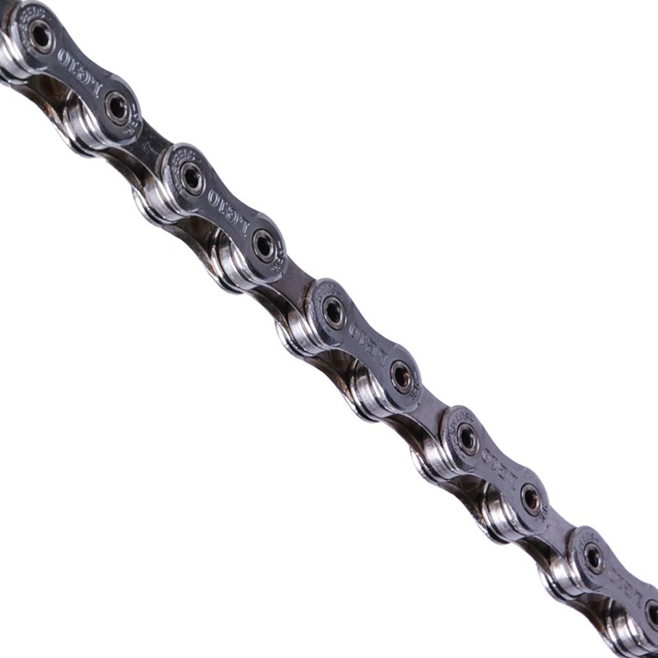 YBN Hollow Pin 10 Speed Bicycle Chain Chrome Finish