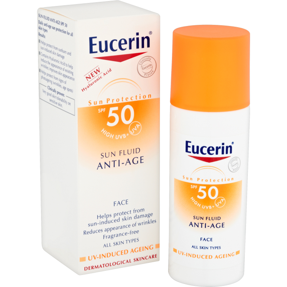 Eucerin® Sun Protection Sun Fluid Face Spf 50 50ml Free Shipping