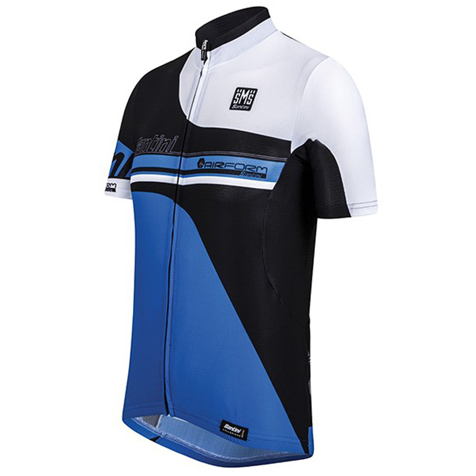 Santini Air Form Short Sleeve Jersey - Blue | ProBikeKit.com