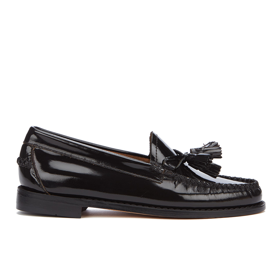Bass Weejuns Women&#39;s Estelle Leather Loafers - Black Hi Shine - Free UK Delivery over £50