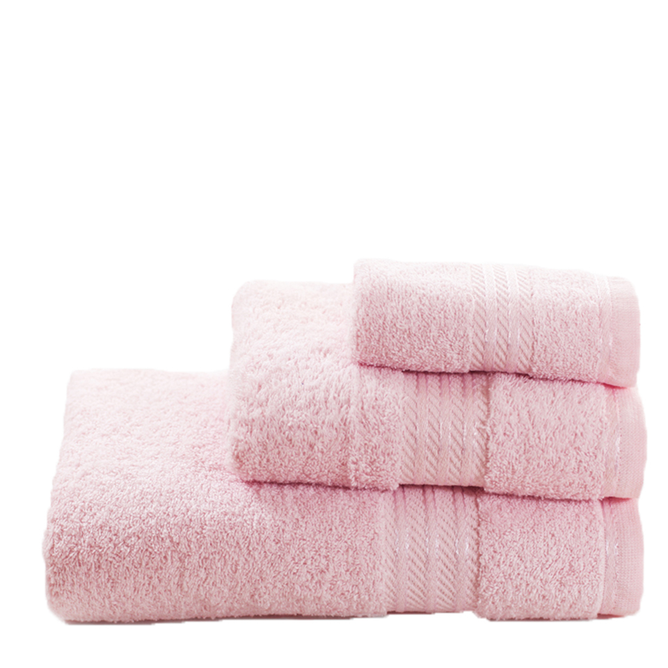 Restmor 100 Egyptian Cotton 3 Piece Towel Bale Pink IWOOT