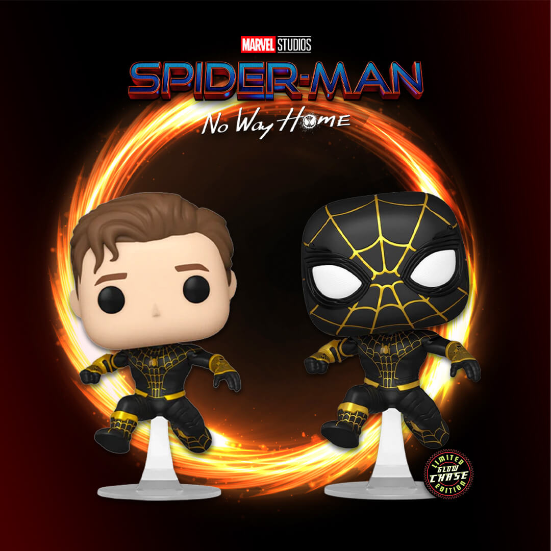 New Unmasked Spider Man Exc Pop In A Box Uk