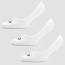 MP Women's Essentials Invisible Socks - White (3 Pack)