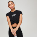 MP Women's Rest Day Women's Twist Front T-Shirt - Black