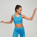 MP Women's Textured Training Sports Bra - Malibu