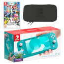 Nintendo Switch Lite (Turquoise) Super Smash Bros. Ultimate Pack