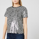 MICHAEL MICHAEL KORS Women's Lux Cat Sequin Baby T-Shirt - Black/Bone