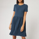 Superdry Women's Smocked T-Shirt Dress - Beechwater Blue