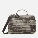 Radley Women's Radley Stripe Oilskin Medium Zip Around Multiway Bag - Black