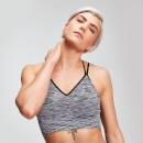 MP Women's Space Dye Seamless Women's Sports Bra - Black