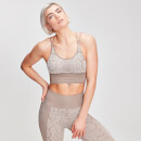 MP Women's Animal Snake Seamless Sports Bra - Desert