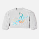 Adidas Girls Frozen Sweatshirt - Light Grey Heather