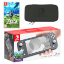 Nintendo Switch Lite (Grey) The Legend of Zelda: Breath of the Wild Pack