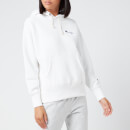Champion Women's Small Script Hooded Sweatshirt - White