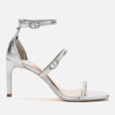 Ted Baker Women's Triam Metallic Triple Strap Sandals - Silver
