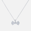 Ted Baker Women's Brizla: Small Crystal Bow Pendant - Silver/Crystal