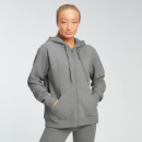MP Women's Essentials Zip Through Hoodie - Grey Marl